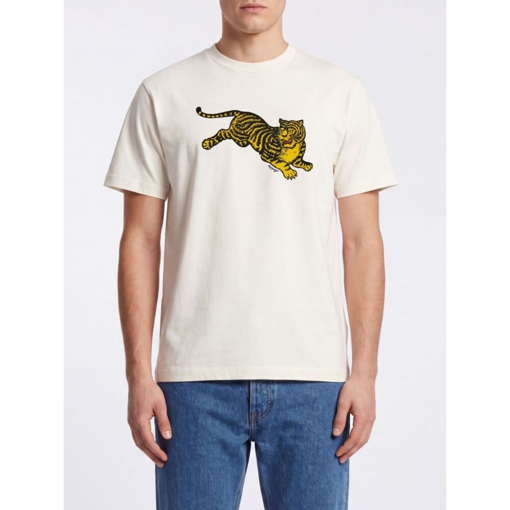 Kenzo Men Graphic Print Cotton Crewneck T-Shirt Kenzo